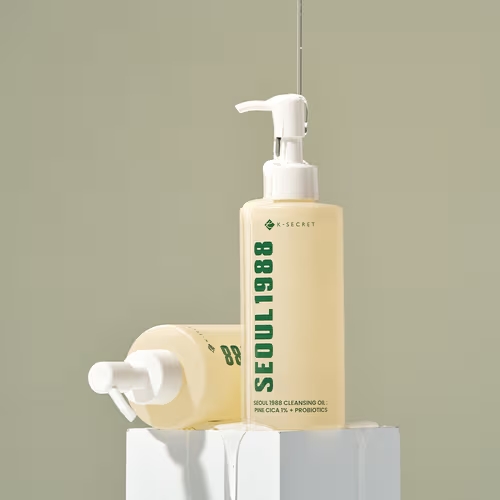 KSECRET SEOUL 1988 Cleansing Oil: Pine Cica 1% + Probiotics 200ml